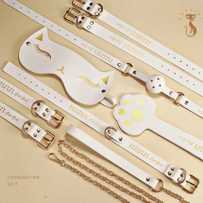 Coffret Bondage Roleplay Chat Ivoire — vue du produit 6