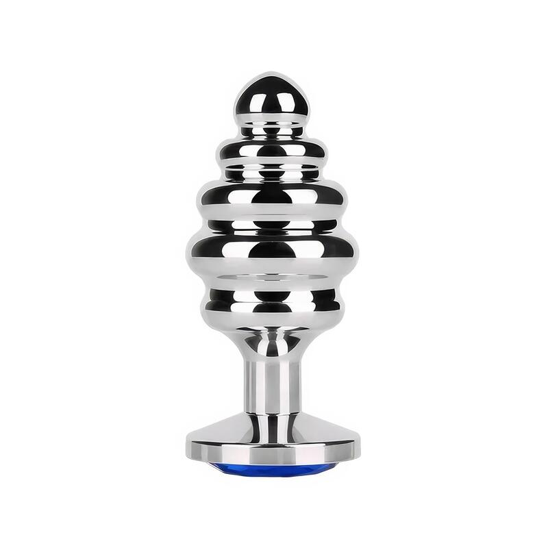 Plug anale a spirale in metallo — vista prodotto 8