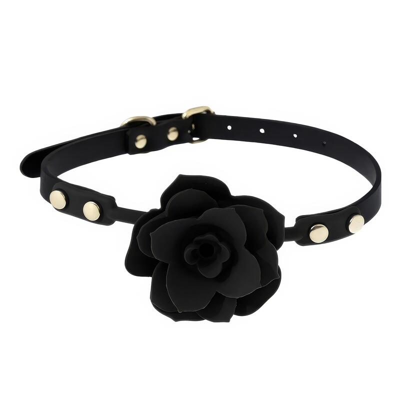 Rose- formet Pink Ball Gag — produktvisning 4