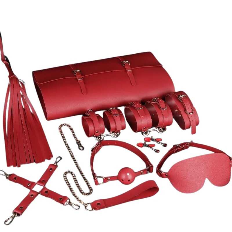 Ihoprullbart BDSM-reseset i läder — produktvy 8