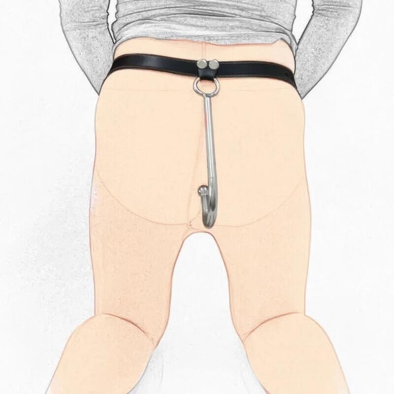 Belt-Mounted Anal Hook — product view 2