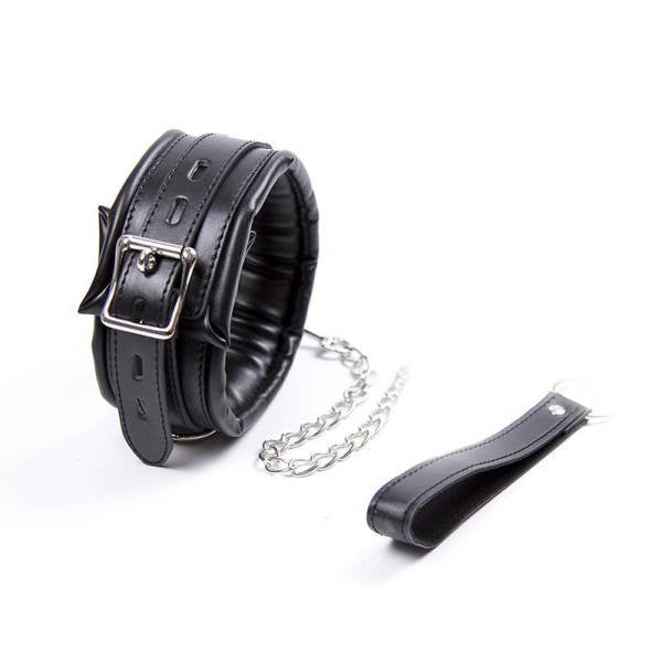 Padded BDSM Collar & Leash — product image