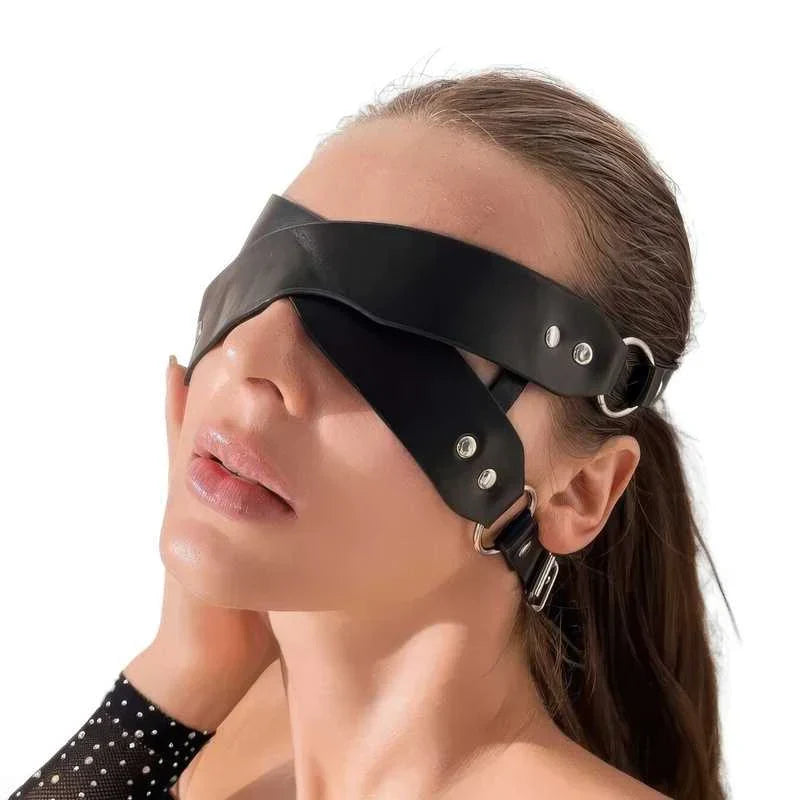 Læder Blindfold Mask — produktbillede