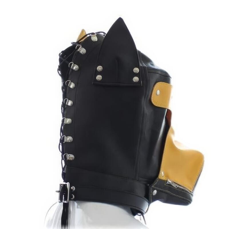 Leather Dog BDSM Mask — product view 3