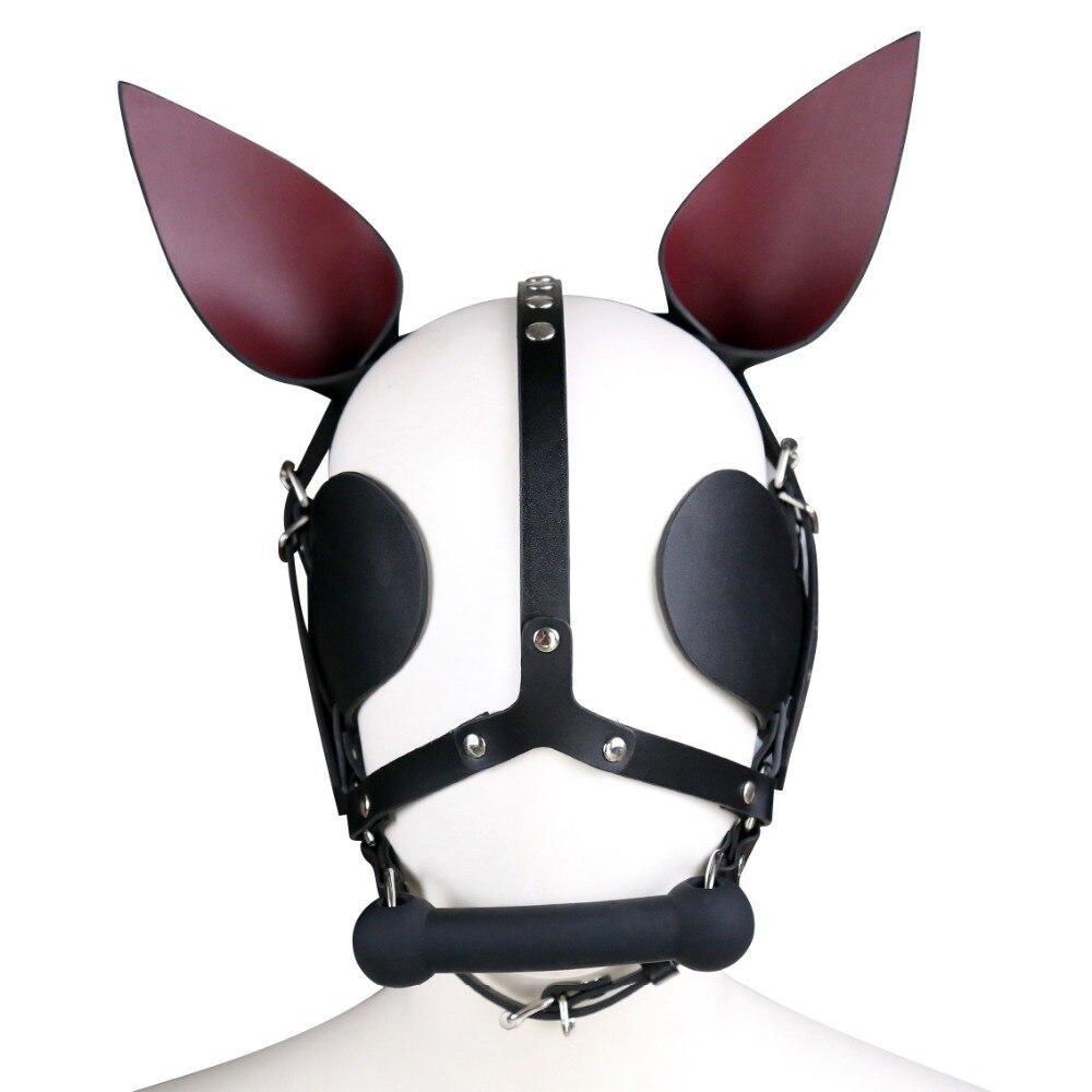 Leather Pig BDSM Mask — product image