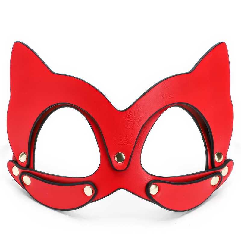 Luxury Red BDSM Mask — product view 5