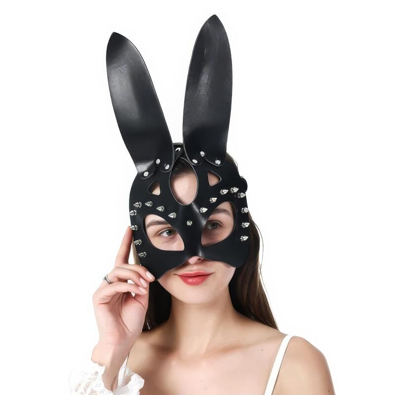 Studded Bunny Mask — product view 2