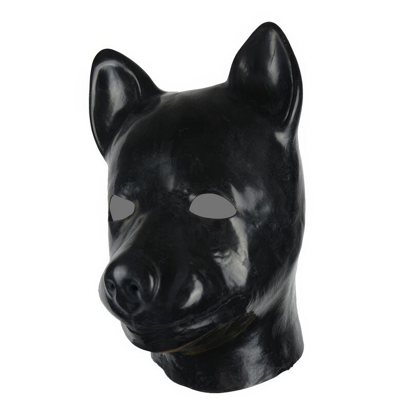 Dog Latex Bondage Hood — product image