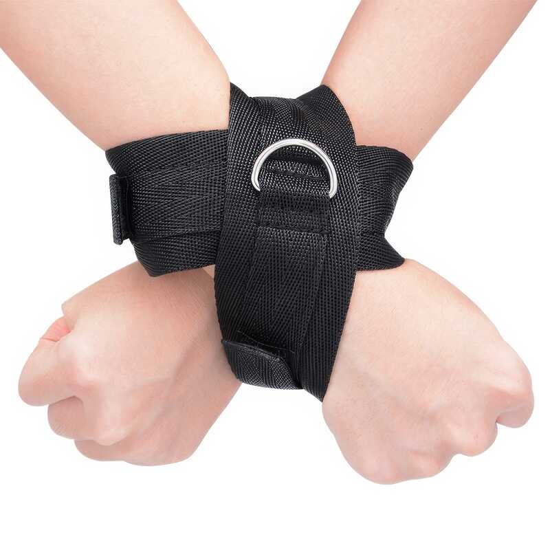 Sujeción bondage cruzada de velcro — imagen del producto