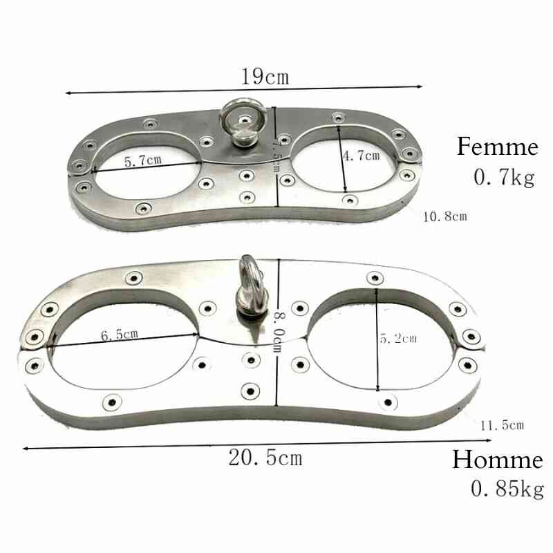 Slave Acier Bondage Restraints — product view 6