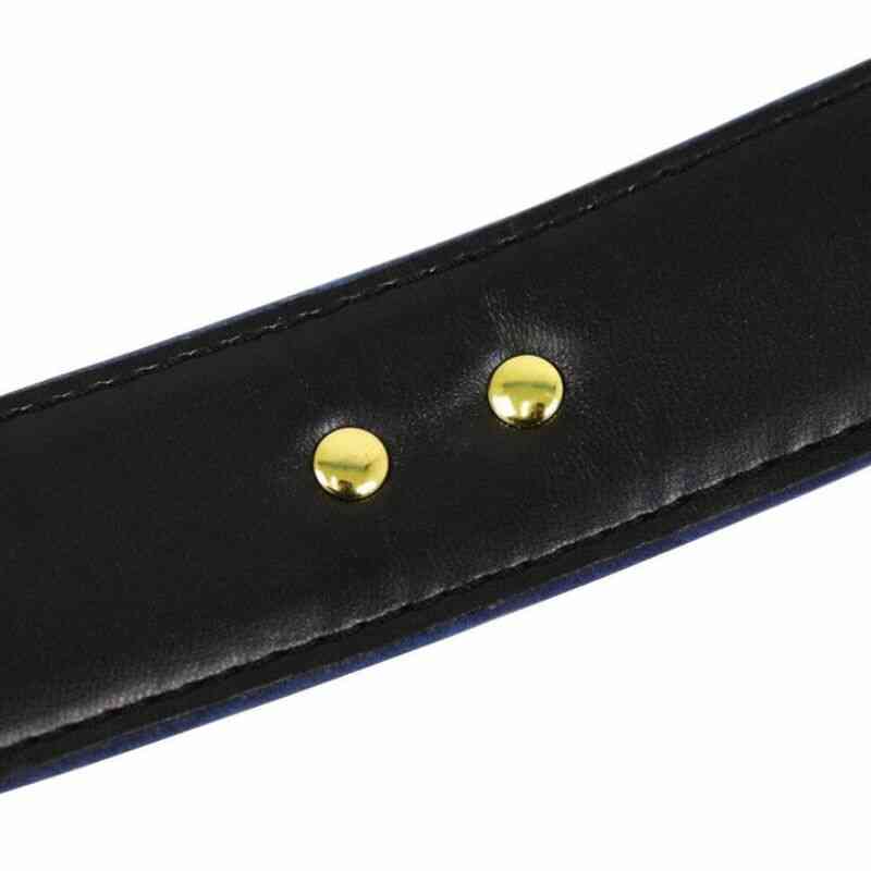 Manette bondage da polso di lusso dorate — vista prodotto 4