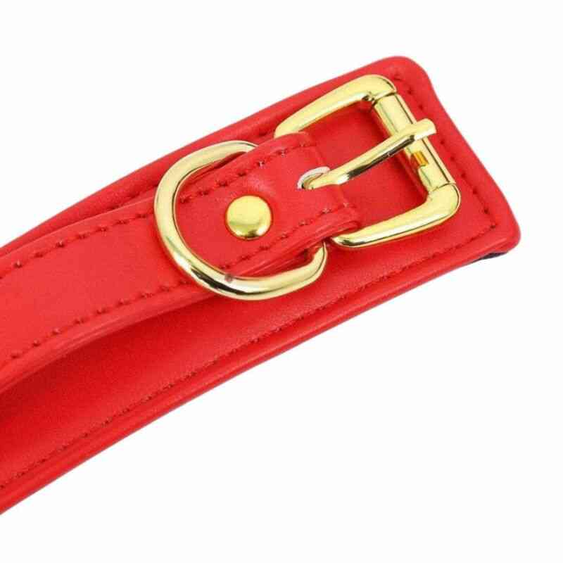 Manette bondage da polso di lusso dorate — vista prodotto 9