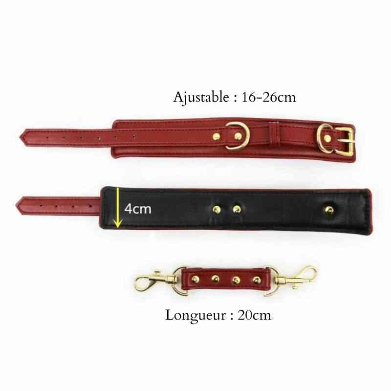 Luxury Wrist Bondage Cuffs — product view 7