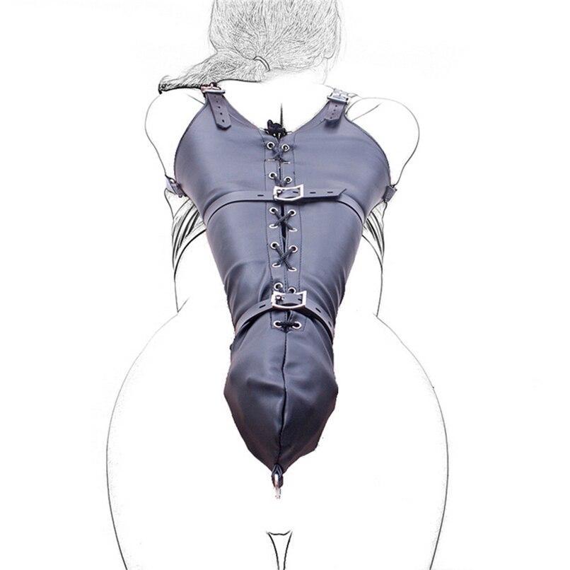 Faux Leather Bondage Monoglove — product image