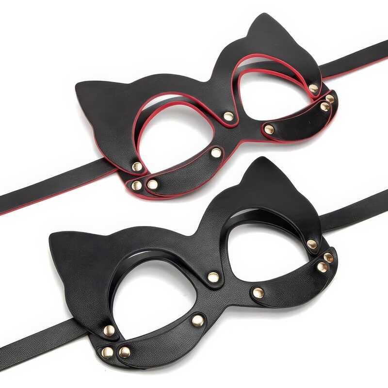 Luxury Black BDSM Mask — product view 4