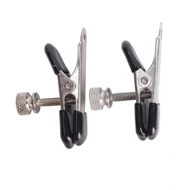 Screw-Adjustable Nipple Clamps — product image