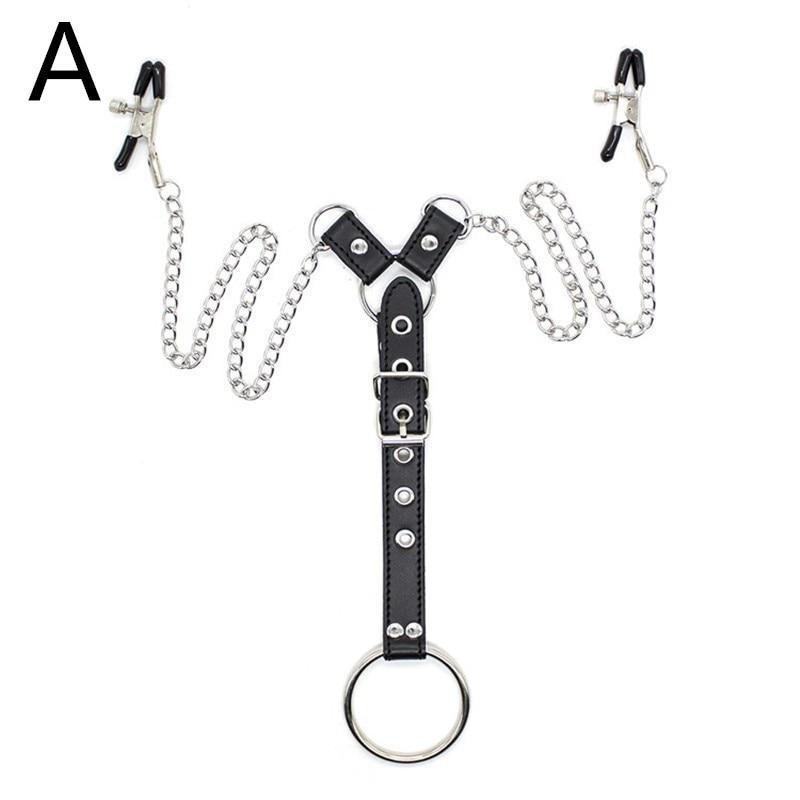 Nipple Clamps with Cock Ring — product image