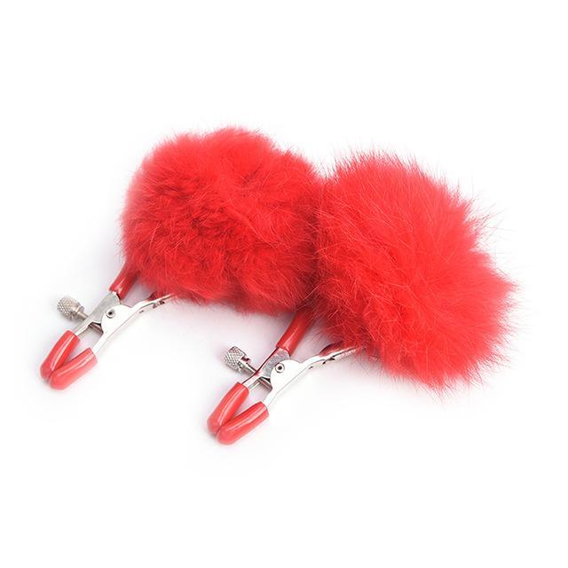 Faux Fur Nipple Clamp — product image