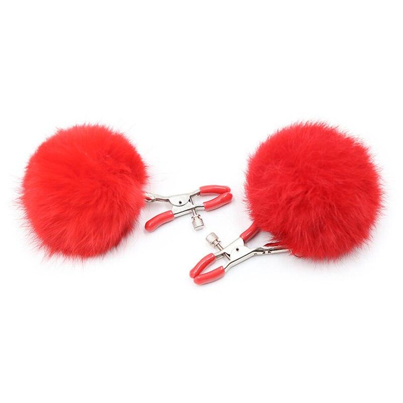 Faux-Fur Nipple Clamps — product image