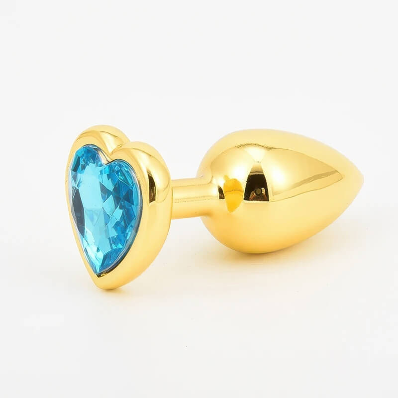 Gold-Tone Steel Butt Plug — product image
