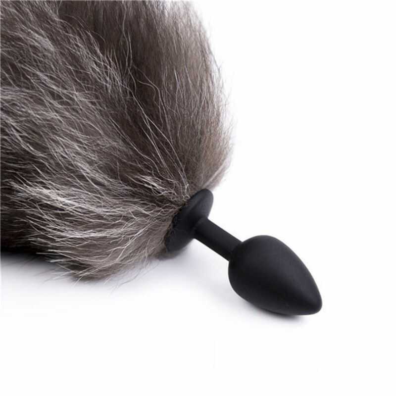 Silicone Fox Tail Butt Plug — product view 3