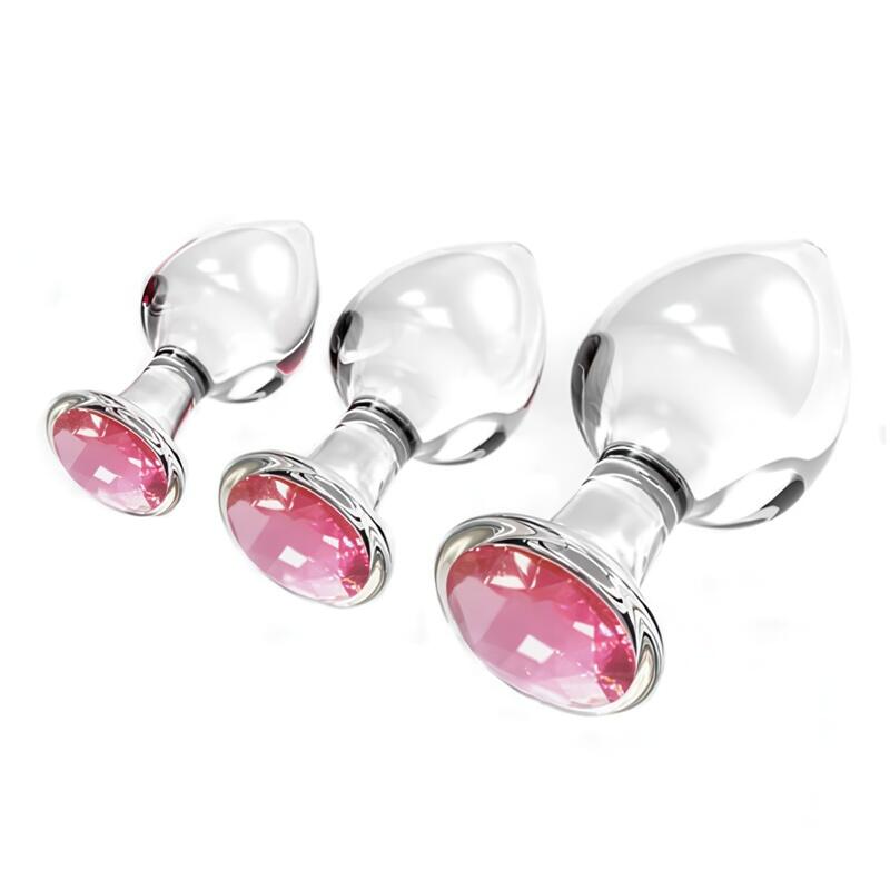 Smooth Glass Butt Plug — product image
