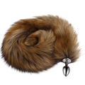 Long Fox Tail Butt Plug — product image
