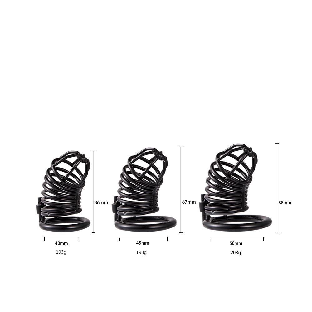 Sølvburet Chastity Cage — produktvisning 3