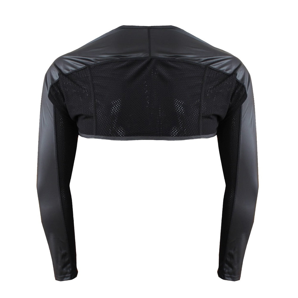 Men's Faux Leather Fetish Outfit — product view 2