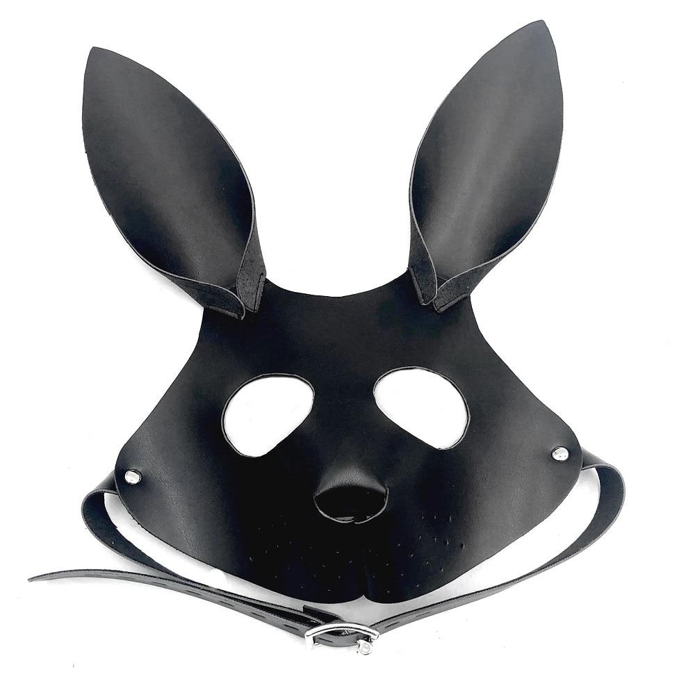 Sexy Slim-Snout Bunny Bondage Mask — product view 2