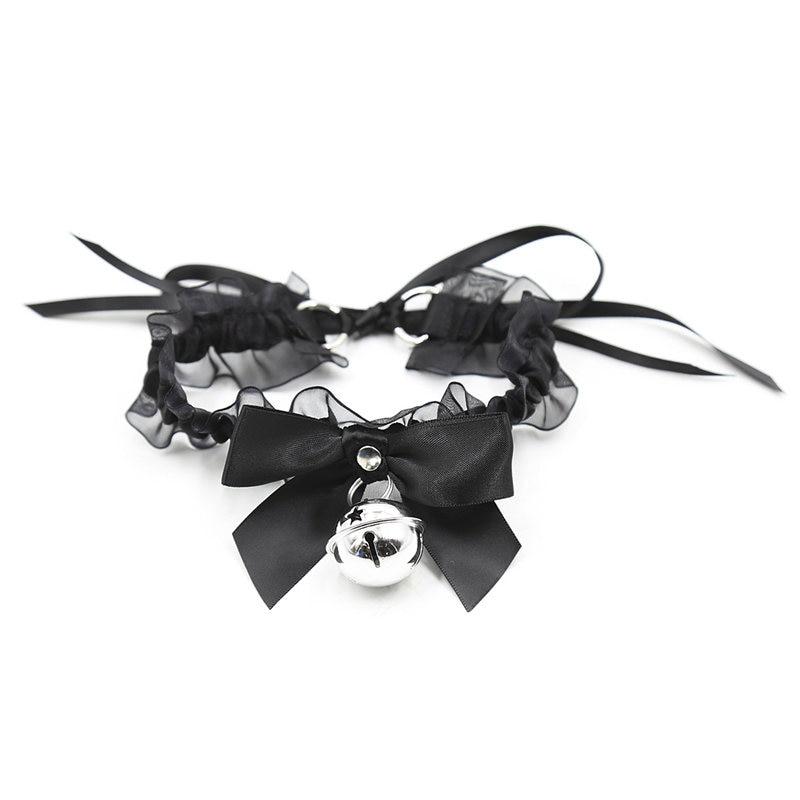 Ribbon & Bell Choker — product view 2
