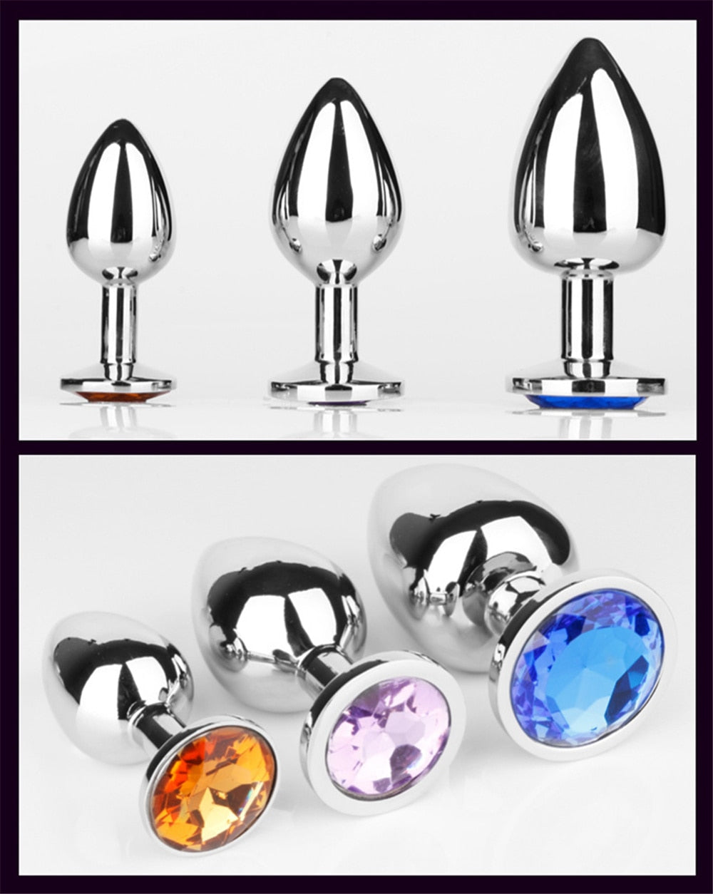Stainless Steel Butt Plug — product view 3
