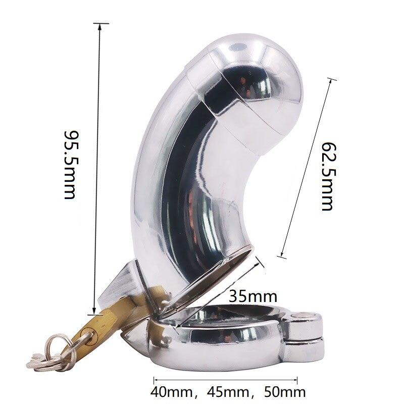 Metal Chastity Cage - produktvisning 3