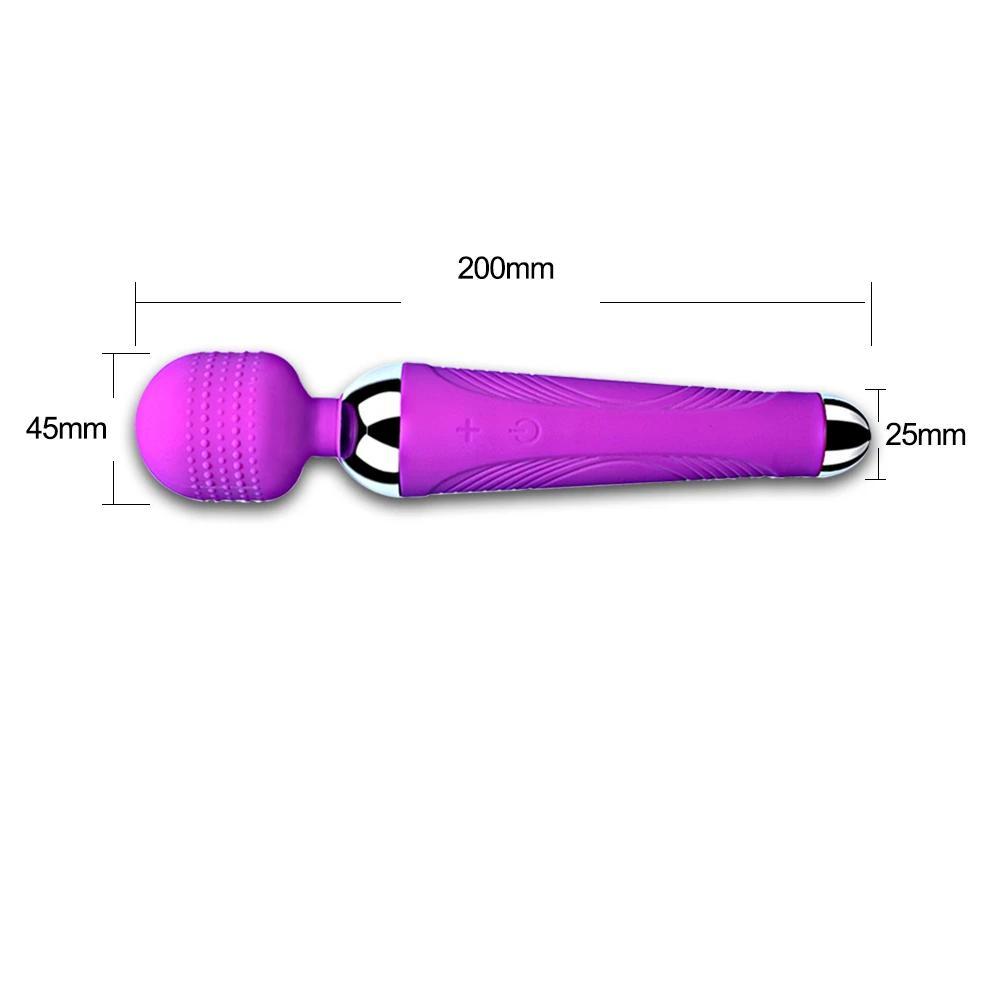 Vibrating Magic Wand Dildo — product view 3