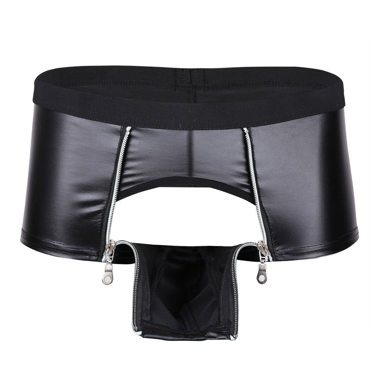 Men's Faux Leather Boxer Briefs — product view 3