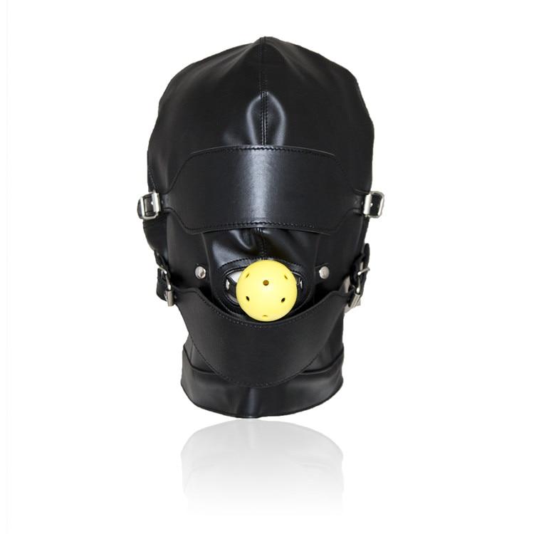 Bondage Hood with Gag — product view 2