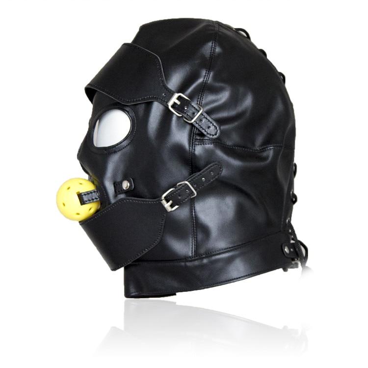 Bondage Hood with Gag — product view 4