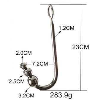 Steel Anal Hook — product view 2