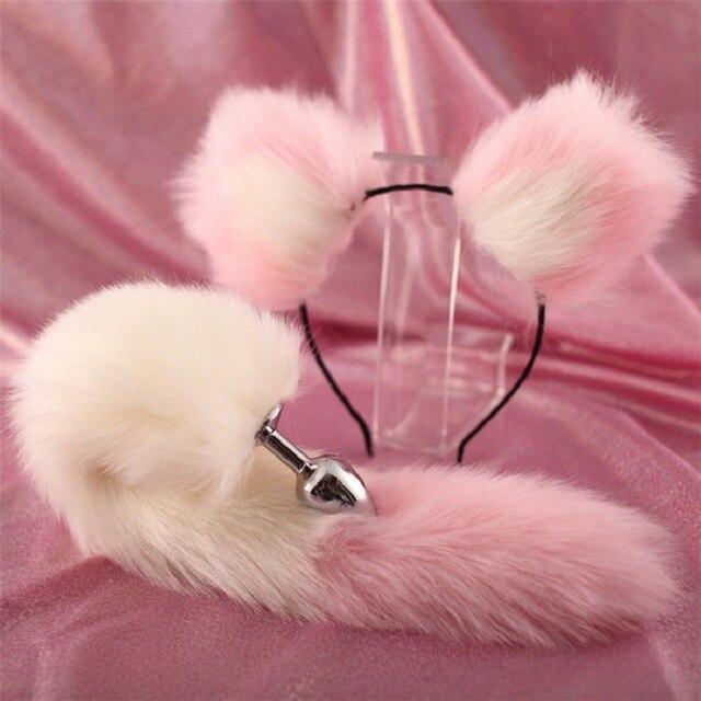 Slim Fox Tail Butt Plug — product view 2