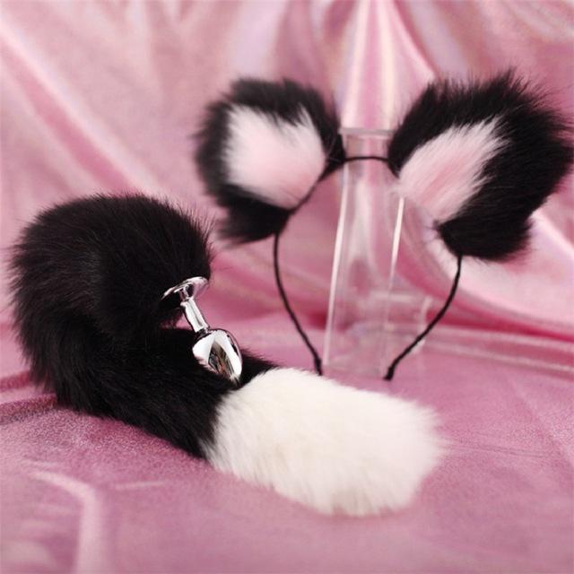 Slim Fox Tail Butt Plug — product view 3