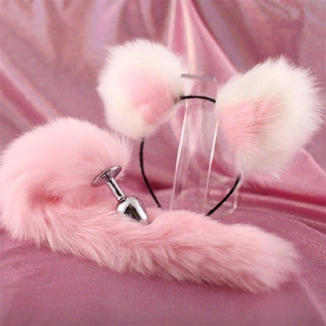 Slim Fox Tail Butt Plug — product view 6