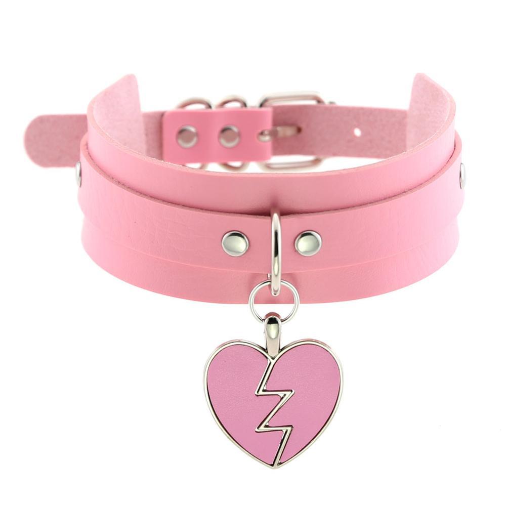 Broken Heart BDSM Choker — product view 2
