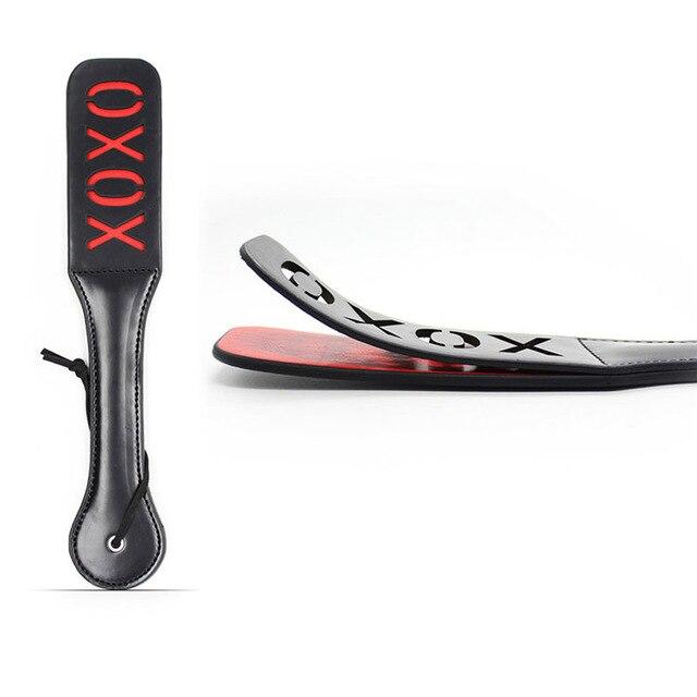 Pala para azotes Bitch, Slave y XOXO — vista 2 del producto