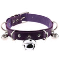 Gothic choker med fem ringar och bjällror — produktvy 5