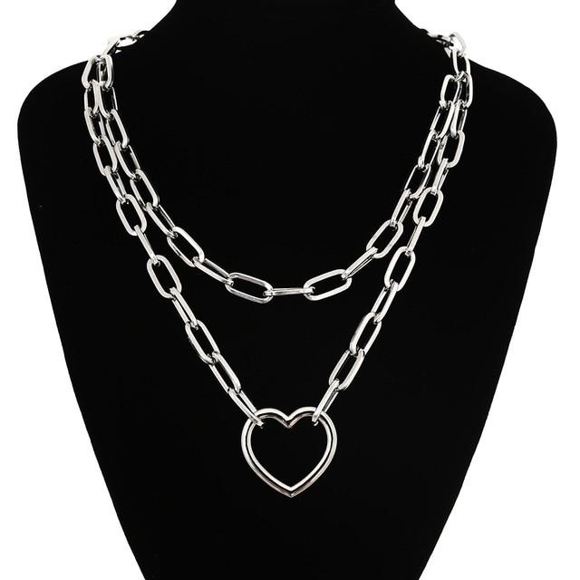 Heart Chain Choker — product view 2