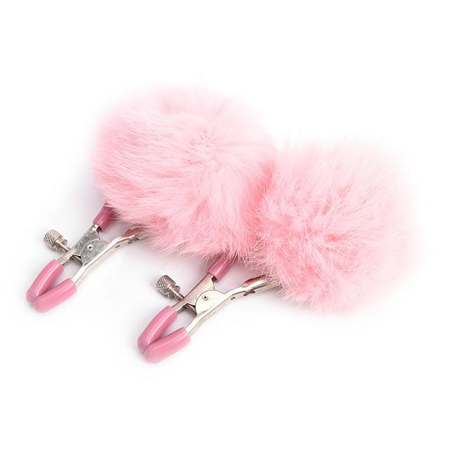 Faux Fur Nipple Clamp — product view 2