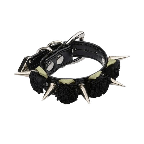 Floral Spiked Choker — product view 3