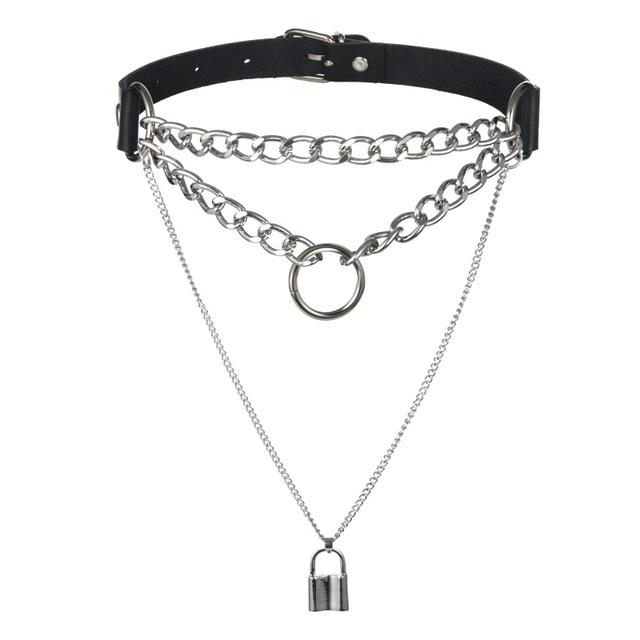 Gothic Chain Choker — product view 5
