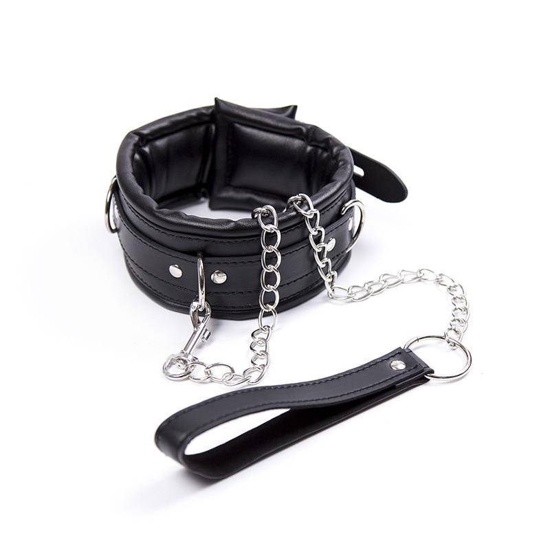 Padded BDSM Collar & Leash — product view 2