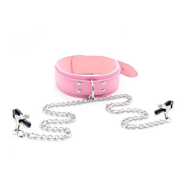 Pinzas para pezones con collar — vista 2 del producto